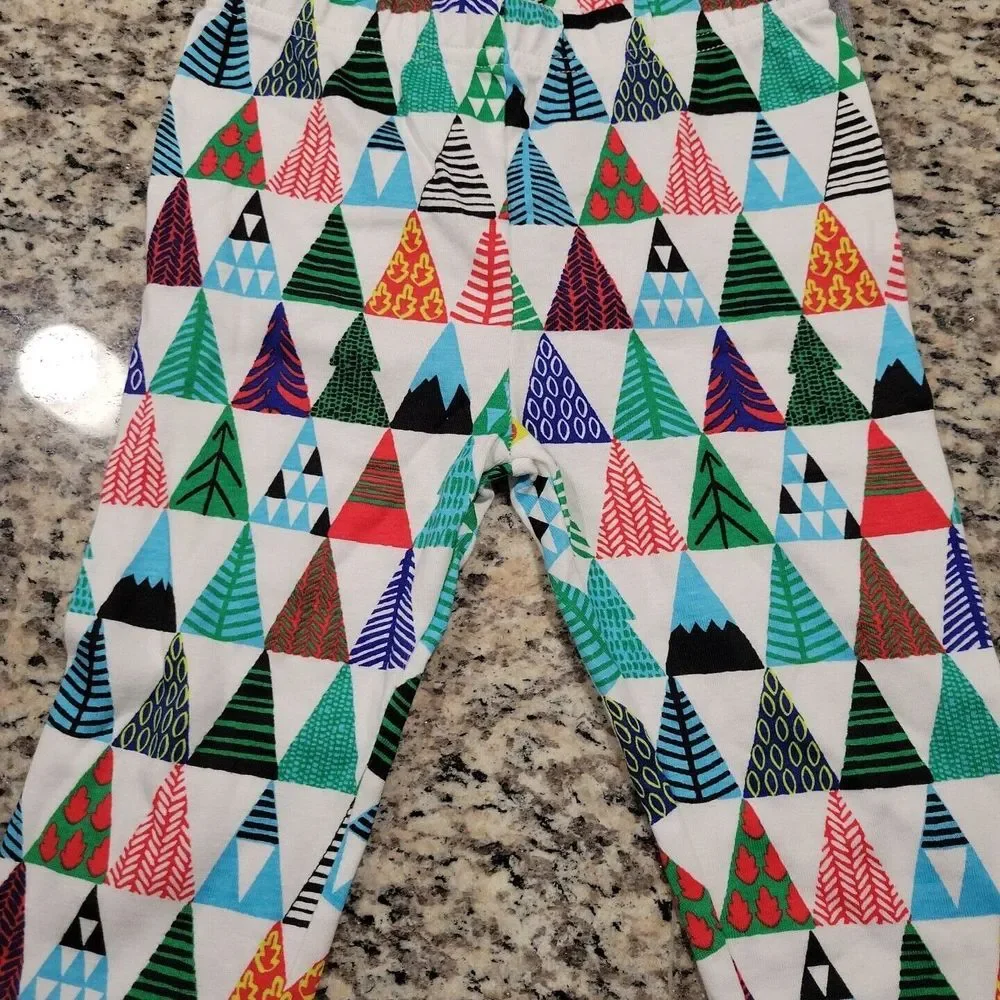 Size 4T Spotted Zebra Snowboard‎ Style Pajama Outfit